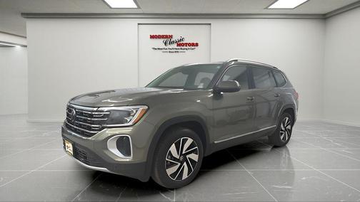 Avocado Green Pearl 2025 Volkswagen Atlas 2.0T SEL