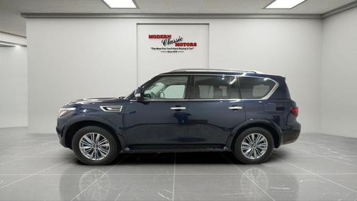 Hermosa Blue 2024 INFINITI QX80 Luxe