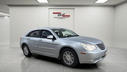 Bright Silver Metallic Clearcoat/Black Vinyl Top 2008 Chrysler Sebring Touring