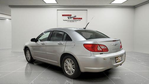 Bright Silver Metallic Clearcoat/Black Vinyl Top 2008 Chrysler Sebring Touring