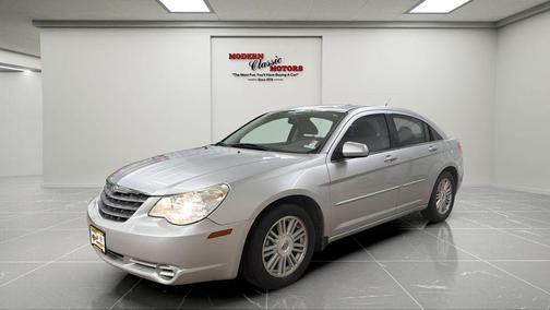 Bright Silver Metallic Clearcoat/Black Vinyl Top 2008 Chrysler Sebring Touring