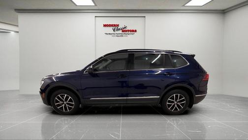 Atlantic Blue Metallic 2021 Volkswagen Tiguan 2.0T SE 4MOTION