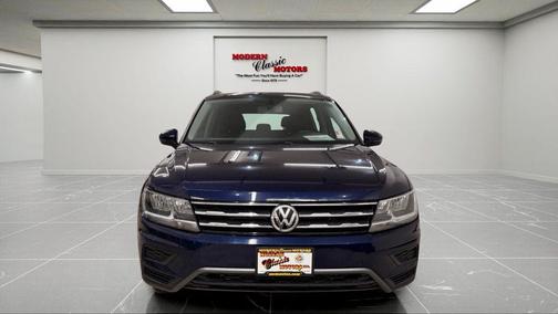 Atlantic Blue Metallic 2021 Volkswagen Tiguan 2.0T SE 4MOTION