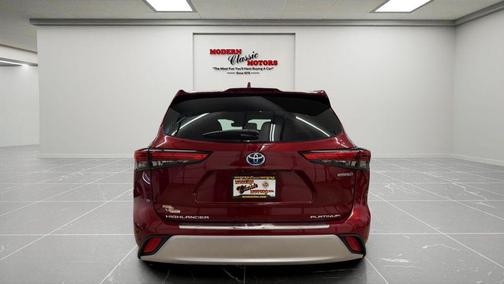 Ruby Flare Pearl 2021 Toyota Highlander Hybrid Platinum