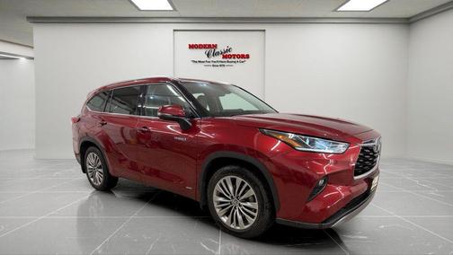 Ruby Flare Pearl 2021 Toyota Highlander Hybrid Platinum