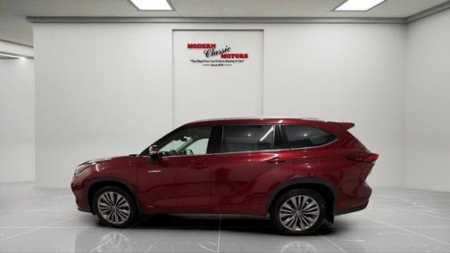 Ruby Flare Pearl 2021 Toyota Highlander Hybrid Platinum