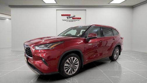 Ruby Flare Pearl 2021 Toyota Highlander Hybrid Platinum