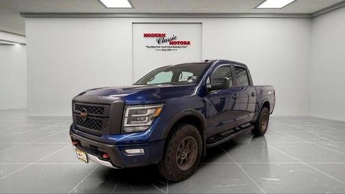 Deep Blue Pearl Metallic 2021 Nissan Titan PRO-4X
