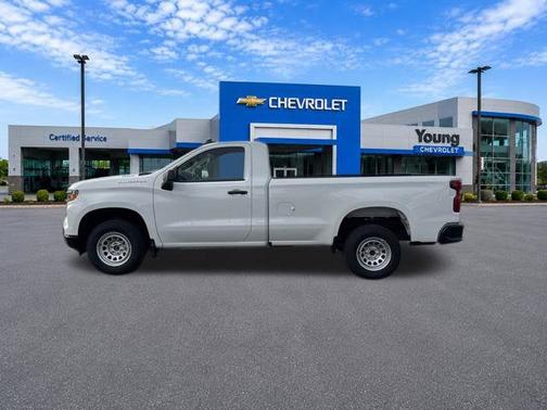 Summit White 2025 Chevrolet Silverado 1500 WT