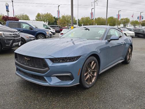 Vapor Blue Metallic 2026 Ford Mustang EcoBoost Premium Coupe