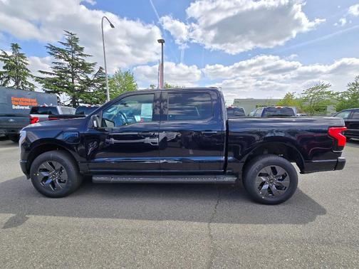Antimatter Blue Metallic 2025 Ford F-150 Lightning Flash