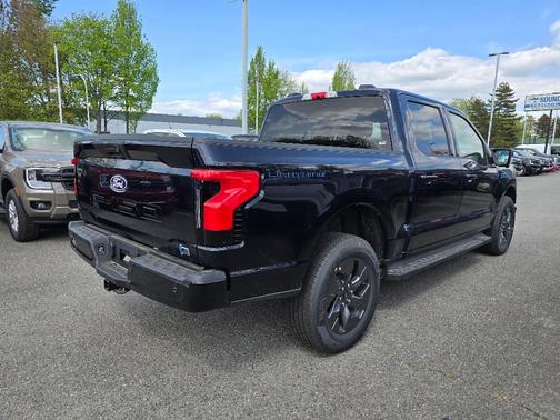 Antimatter Blue Metallic 2025 Ford F-150 Lightning Flash