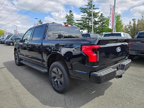 Antimatter Blue Metallic 2025 Ford F-150 Lightning Flash