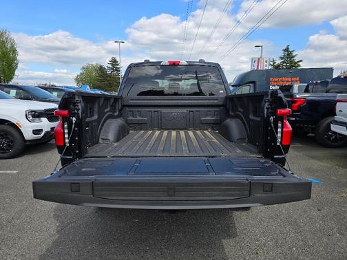 Antimatter Blue Metallic 2025 Ford F-150 Lightning Flash
