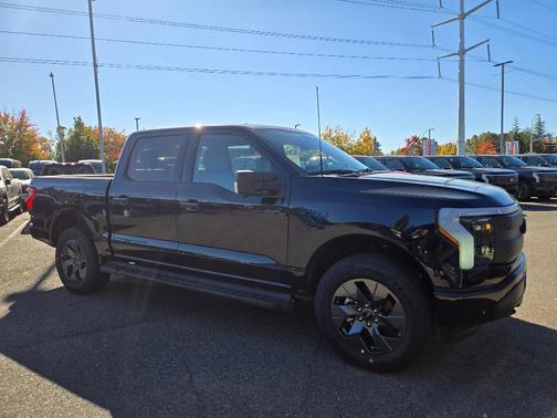 Antimatter Blue Metallic 2025 Ford F-150 Lightning Flash