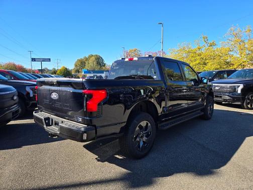Antimatter Blue Metallic 2025 Ford F-150 Lightning Flash