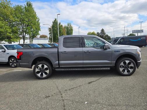 Carbonized Gray Metallic 2025 Ford F-150 Lightning Platinum
