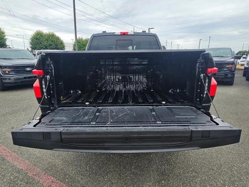 Black 2025 Ford F-150 Lightning Platinum