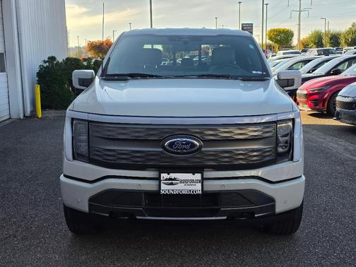 Gray 2023 Ford F-150 Lightning LARIAT