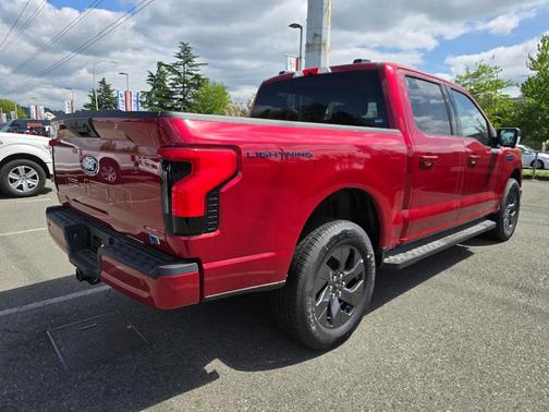 Red Metallic 2025 Ford F-150 Lightning Flash