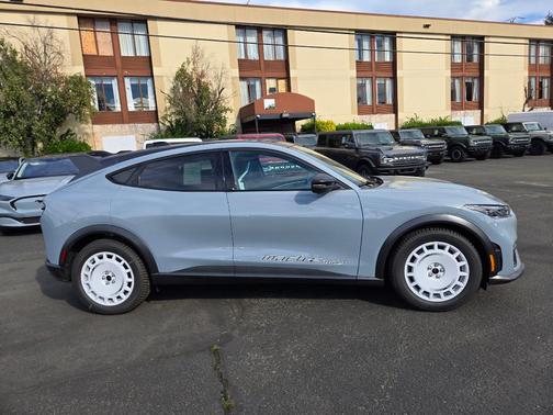 Glacier Gray Metallic 2025 Ford Mustang Mach-E GT