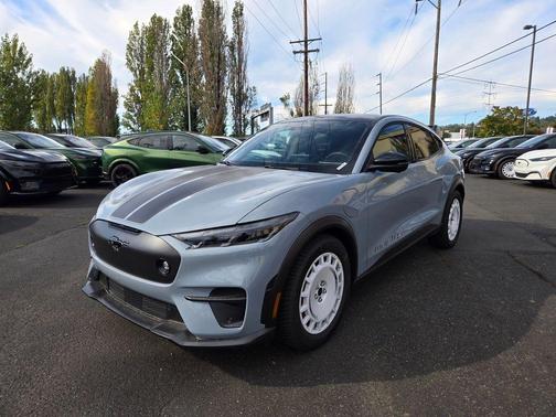 Glacier Gray Metallic 2025 Ford Mustang Mach-E GT SUV