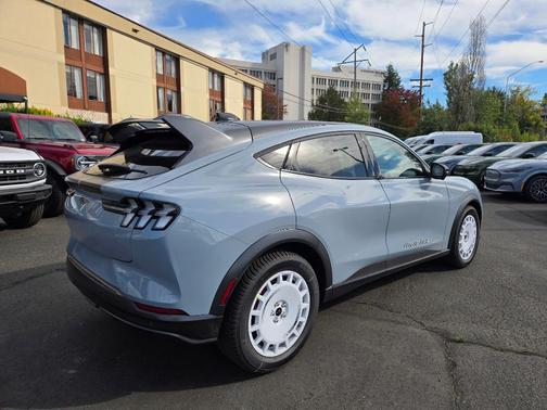 Glacier Gray Metallic 2025 Ford Mustang Mach-E GT