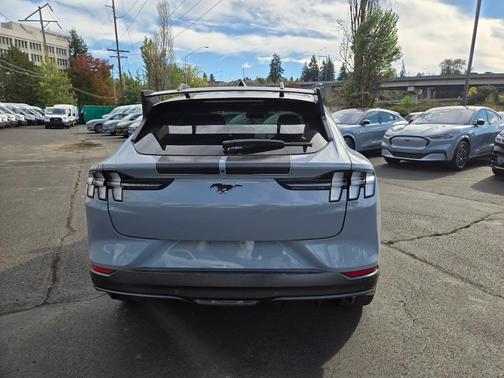 Glacier Gray Metallic 2025 Ford Mustang Mach-E GT