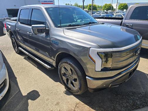 Carbonized Gray 2025 Ford F-150 Lightning LARIAT