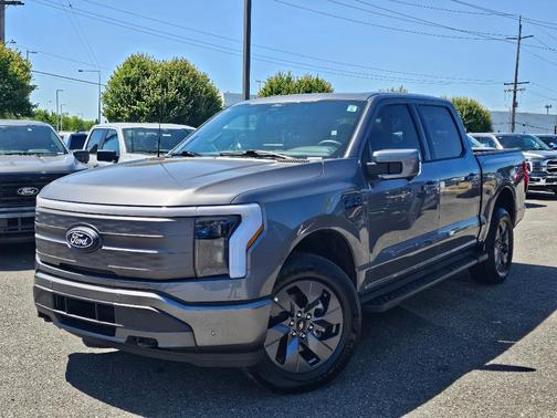 Carbonized Gray 2025 Ford F-150 Lightning LARIAT