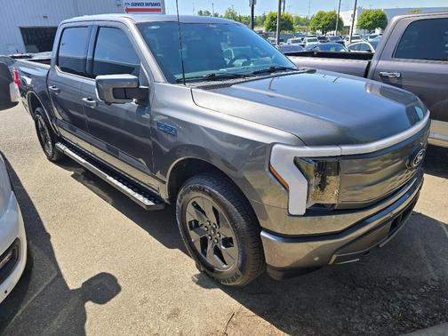 Carbonized Gray 2025 Ford F-150 Lightning LARIAT