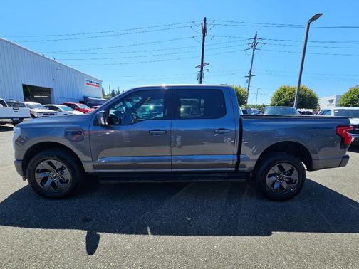 Carbonized Gray 2025 Ford F-150 Lightning LARIAT