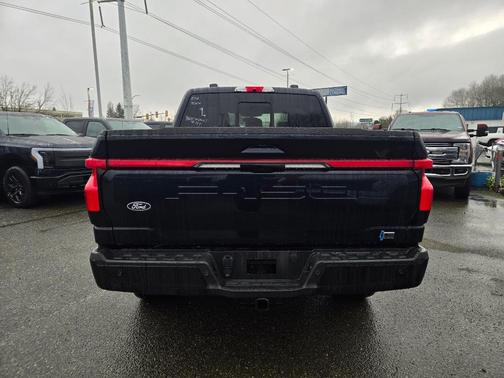 Antimatter Blue Metallic 2025 Ford F-150 Lightning Platinum