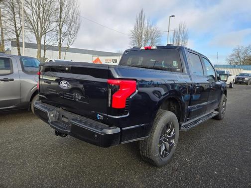 Antimatter Blue Metallic 2025 Ford F-150 Lightning Flash