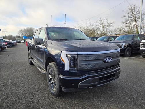 Antimatter Blue Metallic 2025 Ford F-150 Lightning Flash