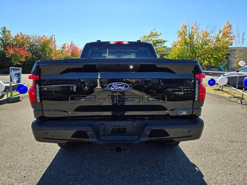 Agate Black Metallic 2025 Ford F-150 Lightning Flash