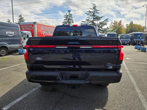 Antimatter Blue Metallic 2025 Ford F-150 Lightning LARIAT