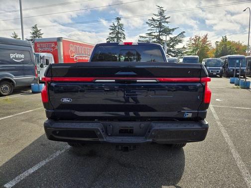 Antimatter Blue Metallic 2025 Ford F-150 Lightning LARIAT