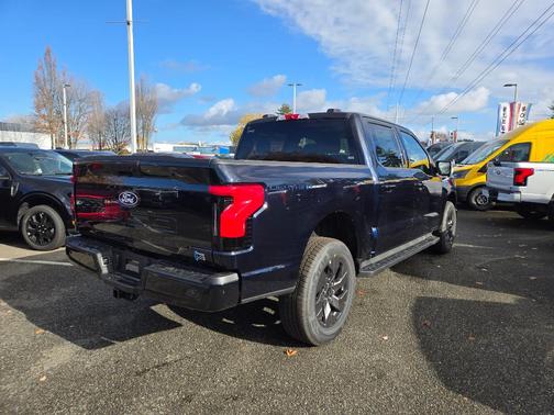 Antimatter Blue Metallic 2025 Ford F-150 Lightning Flash