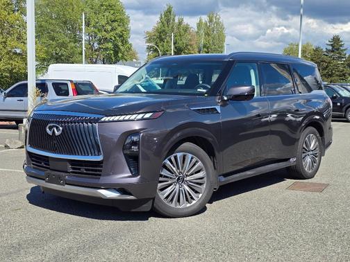 Anthracite Gray 2025 INFINITI QX80 Luxe