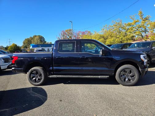 Antimatter Blue Metallic 2025 Ford F-150 Lightning Flash