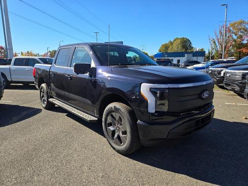 Antimatter Blue Metallic 2025 Ford F-150 Lightning Flash