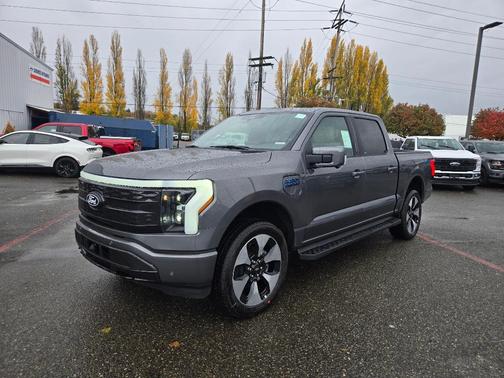 Carbonized Gray Metallic 2025 Ford F-150 Lightning Platinum