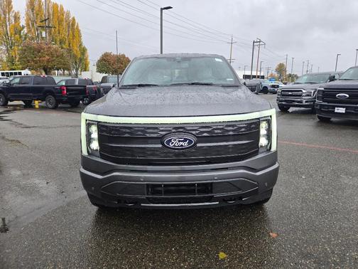 Carbonized Gray Metallic 2025 Ford F-150 Lightning Platinum
