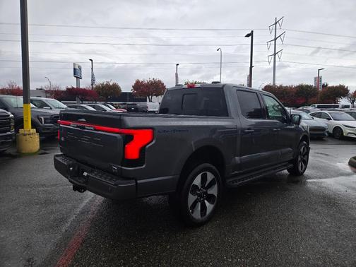 Carbonized Gray Metallic 2025 Ford F-150 Lightning Platinum