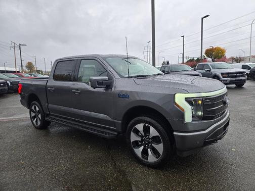 Carbonized Gray Metallic 2025 Ford F-150 Lightning Platinum