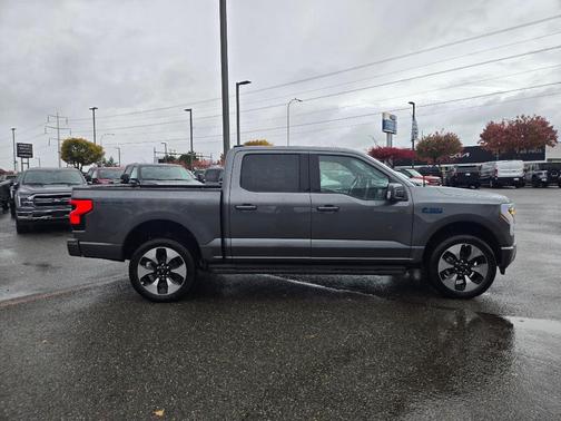 Carbonized Gray Metallic 2025 Ford F-150 Lightning Platinum