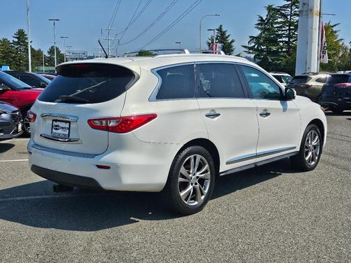 Moonlight White 2014 INFINITI QX60 Hybrid Base