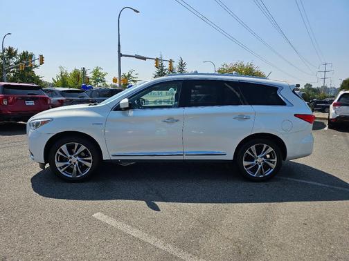 Moonlight White 2014 INFINITI QX60 Hybrid Base