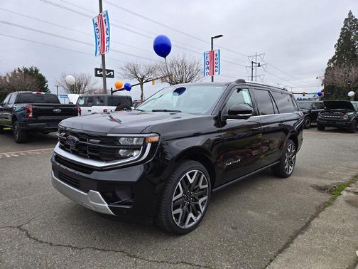 Agate Black Metallic 2026 Ford Expedition Max Platinum